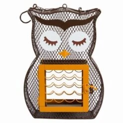 Heath Suet 'N Seed Feeder Owl Suet And Seed Cake Wild Bird Feeder - Brown - 2 Cake Cap