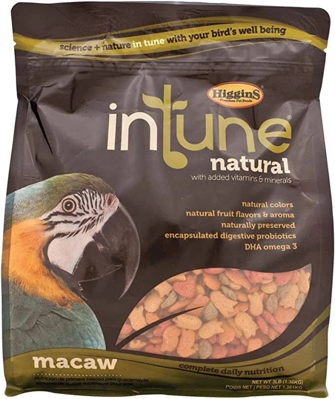 Higgins Intune Natural Macaw Bird Food - 40 Lbs 3 Higgins Intune Natural Macaw Bird Food - 40 Lbs