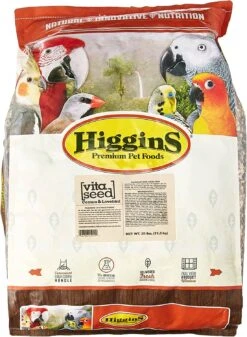 Higgins Nederlands Vita Seed Conure And Lovebird Bird Food - 25 Lbs