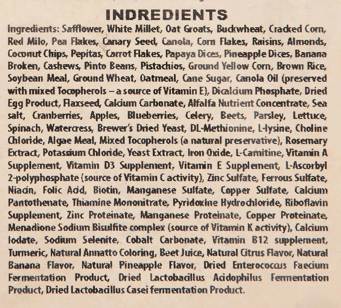 Higgins Safflower Gold Natural Conure And Cockatiel Bird Food - 25 Lbs 6 Higgins Safflower Gold Natural Conure And Cockatiel Bird Food - 25 Lbs - Image 4