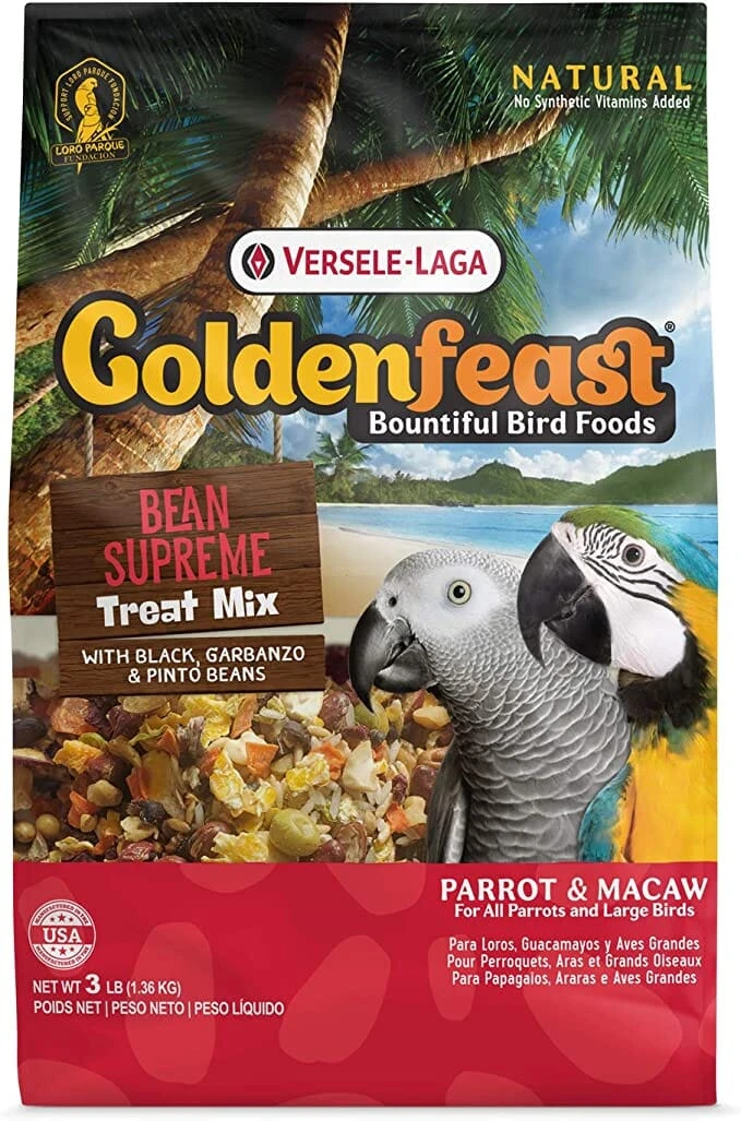 Higgins VL Goldenfeast Bean Supreme Bird Food - 3 Lbs 3 Higgins VL Goldenfeast Bean Supreme Bird Food - 3 Lbs