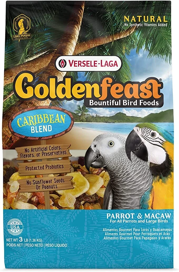 Higgins VL Goldenfeast Caribbean Bird Food - 3 Lbs 3 Higgins VL Goldenfeast Caribbean Bird Food - 3 Lbs