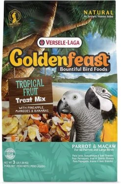 Higgins VL Goldenfeast Tropical Fruit Bird Food - 3 Lbs