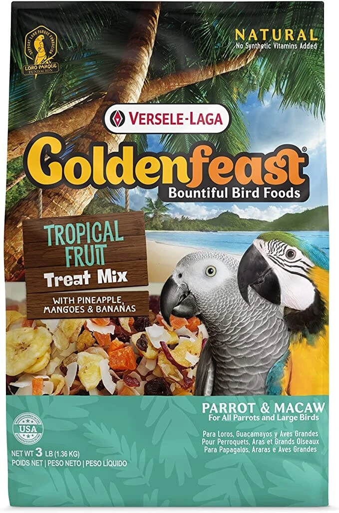 Higgins VL Goldenfeast Tropical Fruit Bird Food - 3 Lbs 3 Higgins VL Goldenfeast Tropical Fruit Bird Food - 3 Lbs