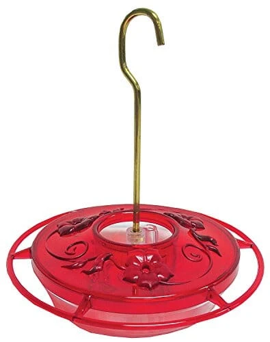 Hummzinger Little Fancy Hummingbird Feeder - Red - 8 Oz Cap 3 Hummzinger Little Fancy Hummingbird Feeder - Red - 8 Oz Cap