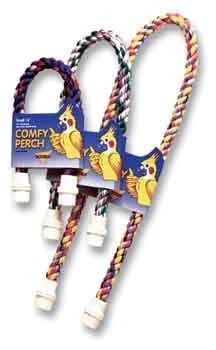 JW Pet Comfy Perch Large Cable Perch For Birds - 30 X 2 X 1.5 In