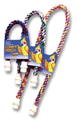 JW Pet Comfy Perch Medium Cable Perch For Birds - 34 X 1.25 X 1.25 In