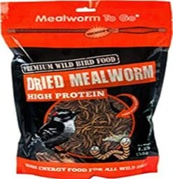 Mealworm To Go Dried Mealworms Wild Bird Food - 1.1 Lb