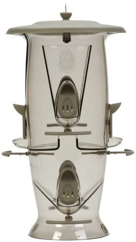 More Birds Abundance Combo Sunflower/Thistle Tubed Wild Bird Feeder - Silver - 3.5 Lbs Cap 3 More Birds Abundance Combo Sunflower/Thistle Tubed Wild Bird Feeder - Silver - 3.5 Lbs Cap