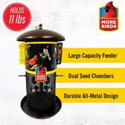 More Birds Combo Sunflower Or Thistle Wild Bird Feeder - Copper - 11 Lb Cap 12 More Birds Combo Sunflower Or Thistle Wild Bird Feeder - Copper - 11 Lb Cap -Bird pet supplies Sales more birds combo sunflower or thistle wild bird feeder copper 11 lb cap 848121