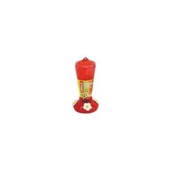 More Birds Hollyhock Plastic Hummingbird Feeder - Red - 25 Oz Cap