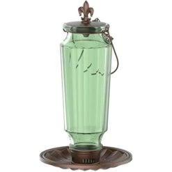 More Birds Lincoln Glass Combo Sunfloweror Thistle Wild Bird Feeder - 1.6 Lbs Cap - 2 Pack