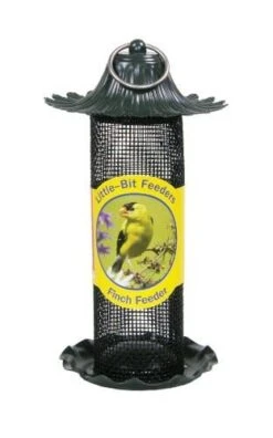 More Birds Little-Bit Screen Finch Wild Bird Feeder - Yellow - .6 Lbs Cap