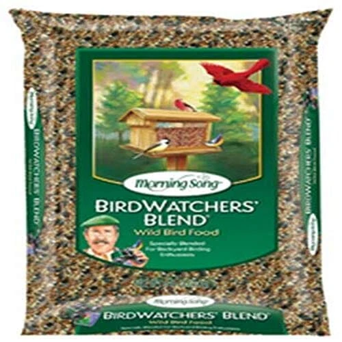Morning Song Birdwatchers' Blend Wild Bird Food Seed Mix - 8 Lbs - 4 Pack 3 Morning Song Birdwatchers' Blend Wild Bird Food Seed Mix - 8 Lbs - 4 Pack