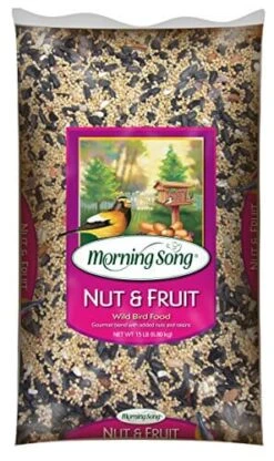 Morning Song Nut & Fruit Wild Bird Food Seed Mix - 15 Lbs - 3 Pack