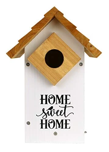 Nature's Way Farmhouse Home Sweet Home Bluebird House - White - 11 X 6.75 X 6 In 3 Nature's Way Farmhouse Home Sweet Home Bluebird House - White - 11 X 6.75 X 6 In
