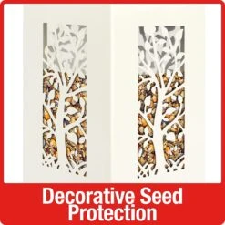 Nature's Way Squirrel Shield Metal Lantern And Squirrel-proof Wild Bird Feeder - White - 2 Qt Cap -Bird pet supplies Sales natures way squirrel shield metal lantern and squirrel proof wild bird feeder white 2 qt cap 182142