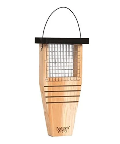 Nature's Way Tail Prop Suet And Seed Cake Wild Bird Feeder - Cedar - 14 X 7.875 X 3 In 3 Nature's Way Tail Prop Suet And Seed Cake Wild Bird Feeder - Cedar - 14 X 7.875 X 3 In