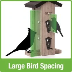 Nature's Way Vertical Wave Wooden Hopper Wild Bird Feeder - Bamboo - 2 Qt Cap 11 Nature's Way Vertical Wave Wooden Hopper Wild Bird Feeder - Bamboo - 2 Qt Cap -Bird pet supplies Sales natures way vertical wave wooden hopper wild bird feeder bamboo 2 qt cap 397694
