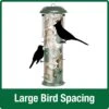 Nature's Way Vintage Deluxe Easy Clean Wild Bird Feeder - Green - 2.8 Qt Cap