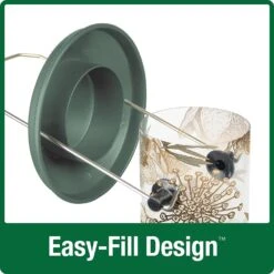 Nature's Way Vintage Deluxe Easy Clean Wild Bird Feeder - Green - 2.8 Qt Cap -Bird pet supplies Sales natures way vintage deluxe easy clean wild bird feeder green 28 qt cap 291313