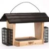 Nature's Way With Suet Cages Wooden Hopper Wild Bird Feeder - Cedar - 6 Qt Cap