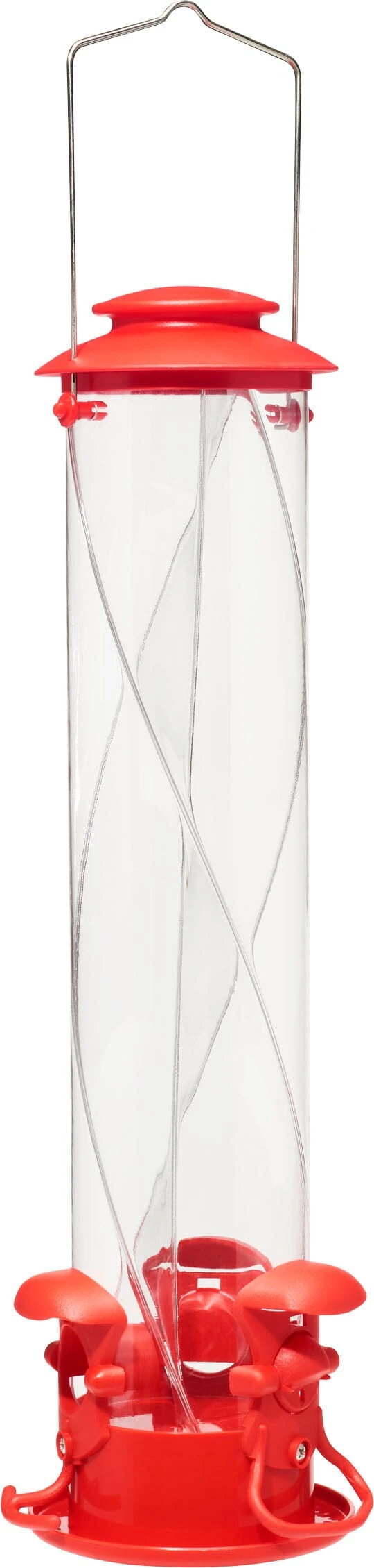 North States Triple Twist Tube Tubed Wild Bird Feeder - Red - 2 Lbs 3 North States Triple Twist Tube Tubed Wild Bird Feeder - Red - 2 Lbs