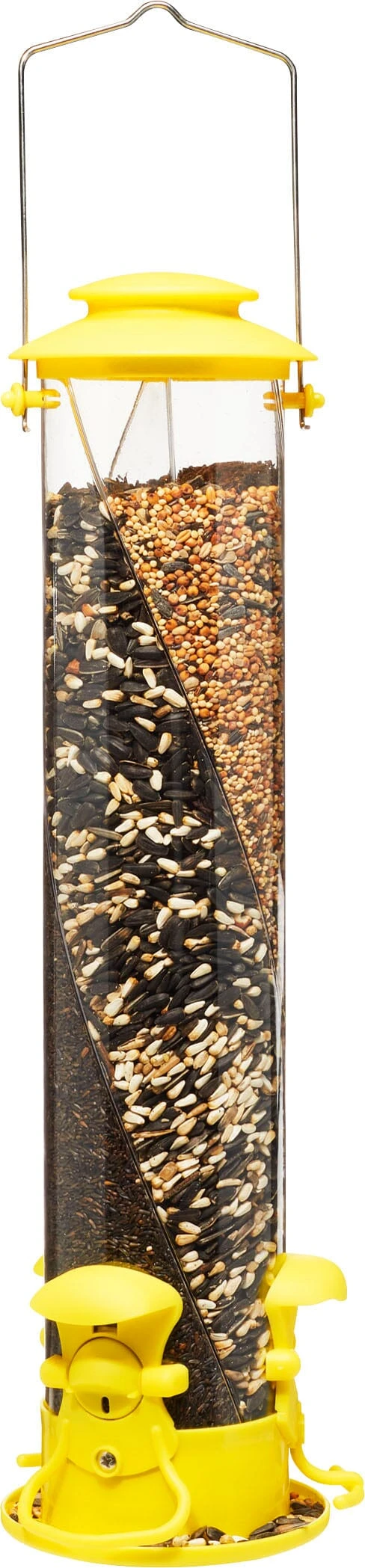 North States Triple Twist Tube Tubed Wild Bird Feeder - Yellow - 2 Lbs 3 North States Triple Twist Tube Tubed Wild Bird Feeder - Yellow - 2 Lbs