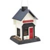 North States Village Collection General Store Plastic Hopper Wild Bird Feeder - White/Red - 6.5 Lbs Cap -Bird pet supplies Sales north states village collection general store plastic hopper wild bird feeder whitered 65 lbs cap 425148