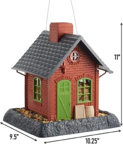 North States Village Collection Old Town Pub Plastic Hopper Wild Bird Feeder - Red - 5 Lbs Cap 12 North States Village Collection Old Town Pub Plastic Hopper Wild Bird Feeder - Red - 5 Lbs Cap -Bird pet supplies Sales north states village collection old town pub plastic hopper wild bird feeder red 5 lbs cap 689624