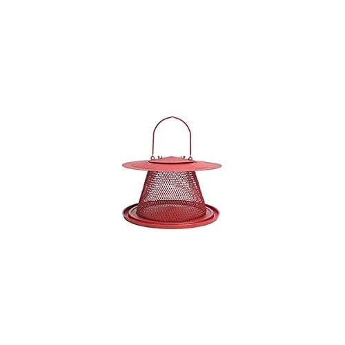Perky-Pet Mesh Cardinal Wild Bird Feeder - Red - 2.5 Lbs Cap 3 Perky-Pet Mesh Cardinal Wild Bird Feeder - Red - 2.5 Lbs Cap