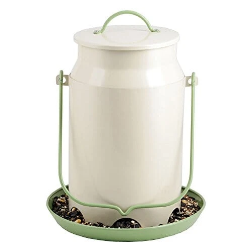 Perky-Pet Milk Pail Wild Bird Feeder - White - 5 Lbs Cap 3 Perky-Pet Milk Pail Wild Bird Feeder - White - 5 Lbs Cap