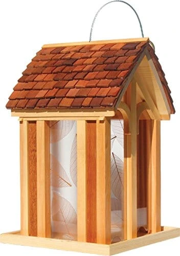 Perky-Pet Mountain Chapel Wooden Hopper Wild Bird Feeder - 3.5 Lbs Cap 3 Perky-Pet Mountain Chapel Wooden Hopper Wild Bird Feeder - 3.5 Lbs Cap
