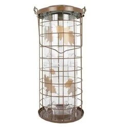 Perky-Pet Squirrel Stumper Bird Tubed Wild Bird Feeder - Bronze - 3 Lbs Cap