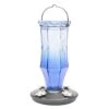 Perky-Pet Starburst Glass Vintage Hummingbird Feeder - Blue - 16 Oz Cap - 2 Pack