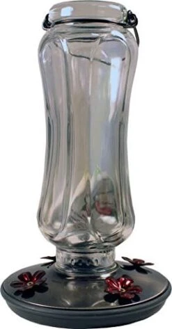 Perky-Pet Starglow Glass Vintage Hummingbird Feeder - Clear - 24 Oz Cap - 2 Pack