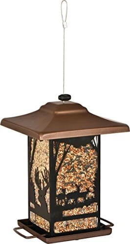 Perky-Pet Wilderness Lantern Wild Bird Feeder - Brown - 2 Lbs Cap 3 Perky-Pet Wilderness Lantern Wild Bird Feeder - Brown - 2 Lbs Cap