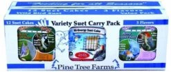 Pine Tree Farms Birdwatcher'S Variety Suet Cakes Value Pack Wild Bird Food - Nutty/Hi-Energy - 12 Pack