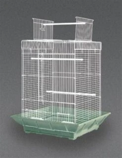 Prevue Hendryx Clean Life Playtop Bird Cage - Assorted Colors - Multipack - 18" X 18" X 27"