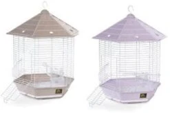 Prevue Hendryx Copacabana Bird Cage - Assorted Colors - Multipack - 12" Dia X 21.5" - Pack Of 6