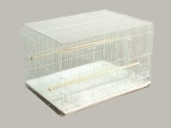 Prevue Hendryx Flight Bird Cage - White - 23.5" X 16" X 16" - Pack Of 4