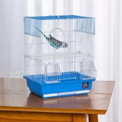 Prevue Hendryx House Style Parakeet Bird Cage - Blue - 12" X 9" X 15" 8 Prevue Hendryx House Style Parakeet Bird Cage - Blue - 12" X 9" X 15" -Bird pet supplies Sales prevue hendryx house style parakeet bird cage blue 12 x 9 x 15 117878