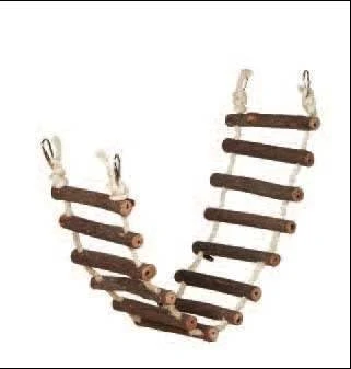 Prevue Hendryx Naturals Rope Bird Ladder - 27.75" 3 Prevue Hendryx Naturals Rope Bird Ladder - 27.75"