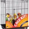 Prevue Hendryx Square Roof Bird Cage Kit - Black - 18" X 14" X 23" 2 Prevue Hendryx Square Roof Bird Cage Kit - Black - 18" X 14" X 23" -Bird pet supplies Sales prevue hendryx square roof bird cage kit black 18 x 14 x 23 491278