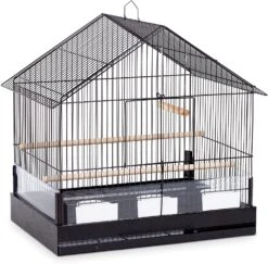 Prevue Hendryx The Lincoln Bird Cage - Black - 22" X 15" X 23"