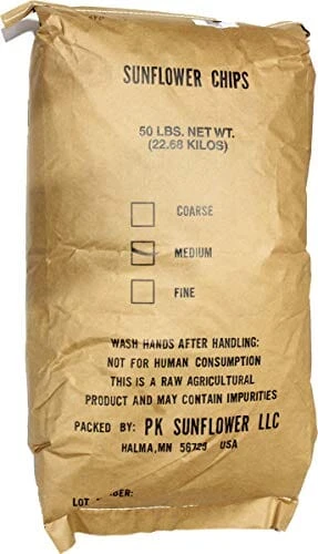 Shafer Medium Generic Sunflower Chips Wild Bird Food - 50 Lbs 3 Shafer Medium Generic Sunflower Chips Wild Bird Food - 50 Lbs
