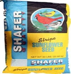Shafer Striped Sunflower Wild Bird Food - 20 Lbs