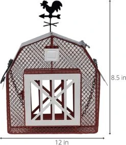 Songbird Essentials Mesh Barn Seed & Suet Feeder Suet And Seed Cake Wild Bird Feeder - Red - 2 X 9 X 16.5 15 Songbird Essentials Mesh Barn Seed & Suet Feeder Suet And Seed Cake Wild Bird Feeder - Red - 2 X 9 X 16.5 -Bird pet supplies Sales songbird essentials mesh barn seed suet feeder suet and seed cake wild bird feeder red 2 x 9 x 165 427180