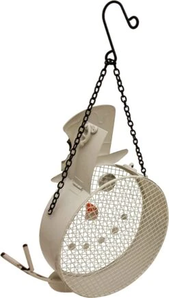 Songbird Essentials Mesh Snowman Wild Bird Feeder - White - 5 Cup Cap -Bird pet supplies Sales songbird essentials mesh snowman wild bird feeder white 5 cup cap 207708