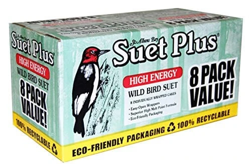 Suet Cakes Plus High Energy Value Pack Wild Bird Food - High Energy - 8 Pack 3 Suet Cakes Plus High Energy Value Pack Wild Bird Food - High Energy - 8 Pack